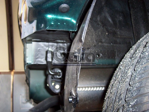 Фаркоп оцинкованный Galia H055A для Hyundai Getz 2003-2005