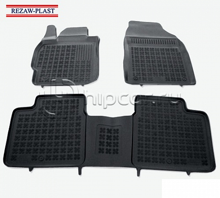 Коврики салона Toyota Corolla 2013-> с бортиками полиуретановые (3 части)