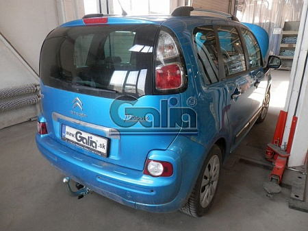 Фаркоп оцинкованный Galia C059C для Citroen C3 Picasso 2009-2017