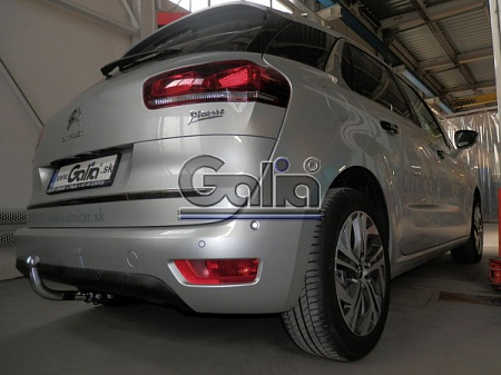 Фаркоп оцинкованный Galia C068C для Citroen C4 Picasso, C4 Grand Picasso 2013-, Peugeot 308 хетчбек, универсал 2013-