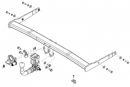 Фаркоп Brink (Thule) 617700 для MERCEDES-BENZ E-CLASS ун (S213) / сед (W213) 16-