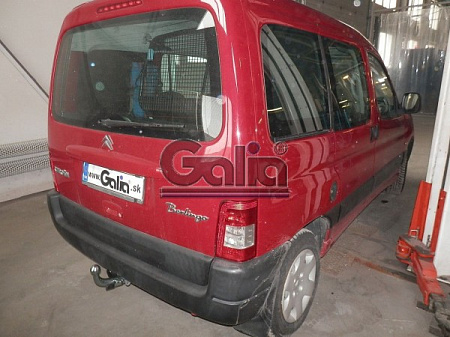 Фаркоп оцинкованный Galia C043A для Citroen Berlingo I 1996-2008, Berlingo First 2008-, Peugeot Partner I 1996-2008, Partner Origin 2008-